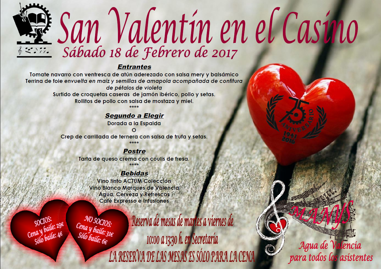 Cartel San Valentin 2017