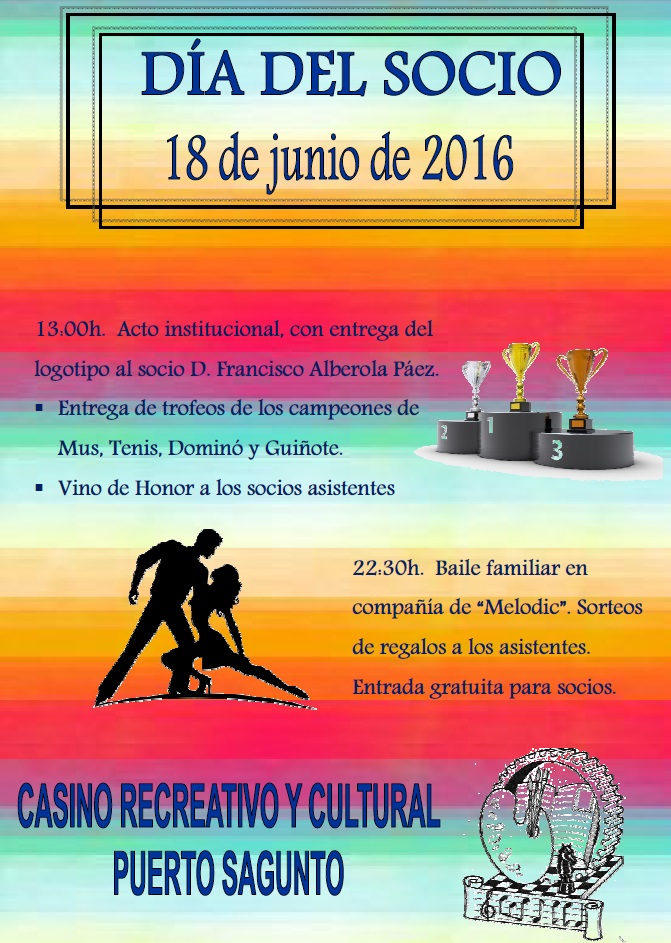 CARTEL DIA DEL SOCIO 2016