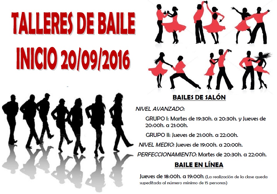 CARTEL TALLERES DE BAILE