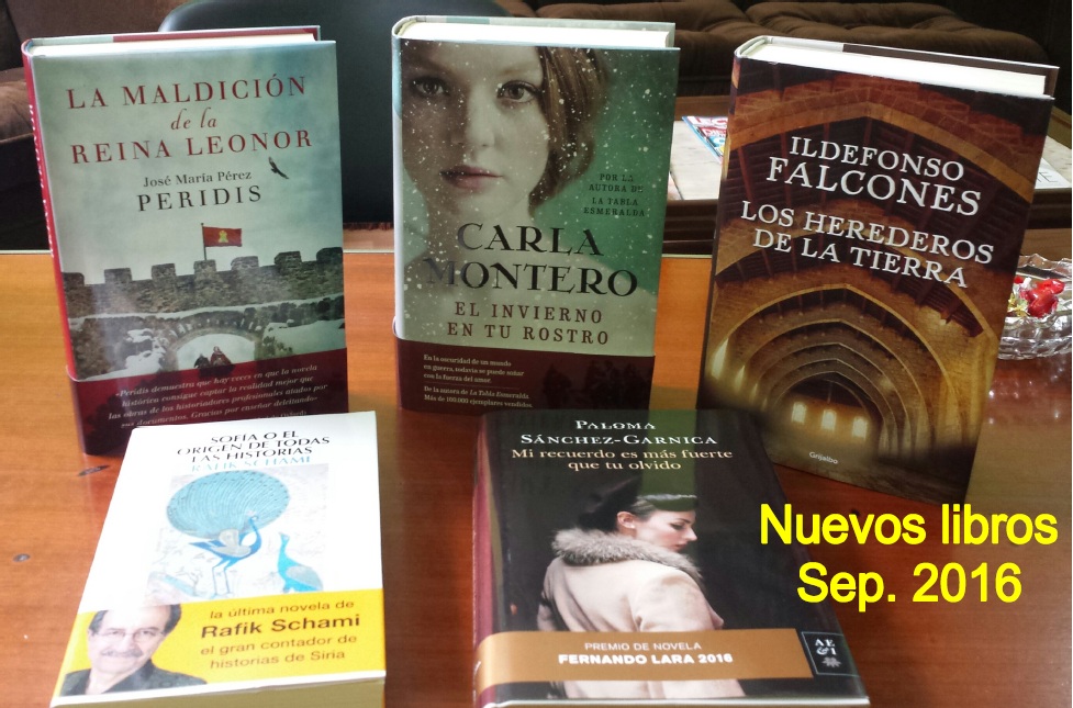 Nuevos libros sep-2016